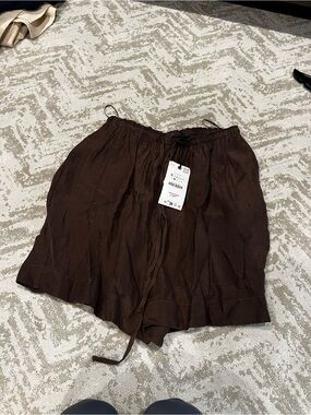Zara linen short Bermuda
